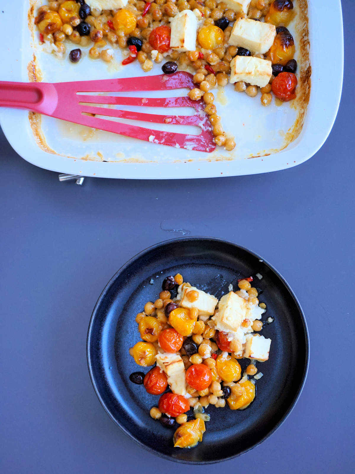 Tomato And Chickpea Tray Bake Recipe Cuisine Fiend